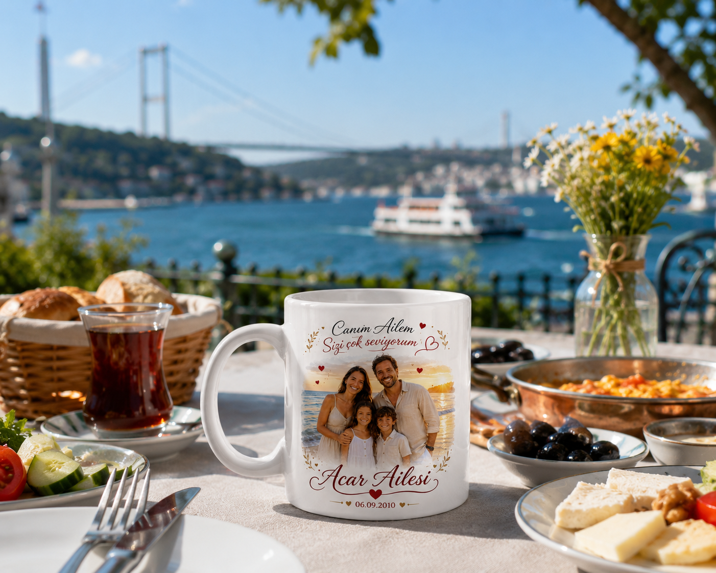 Kişiye Özel Aile Fotoğraflı Kupa Bardak – Ailenizin En Güzel Anılarını Her Gün Yanınızda Taşıyın